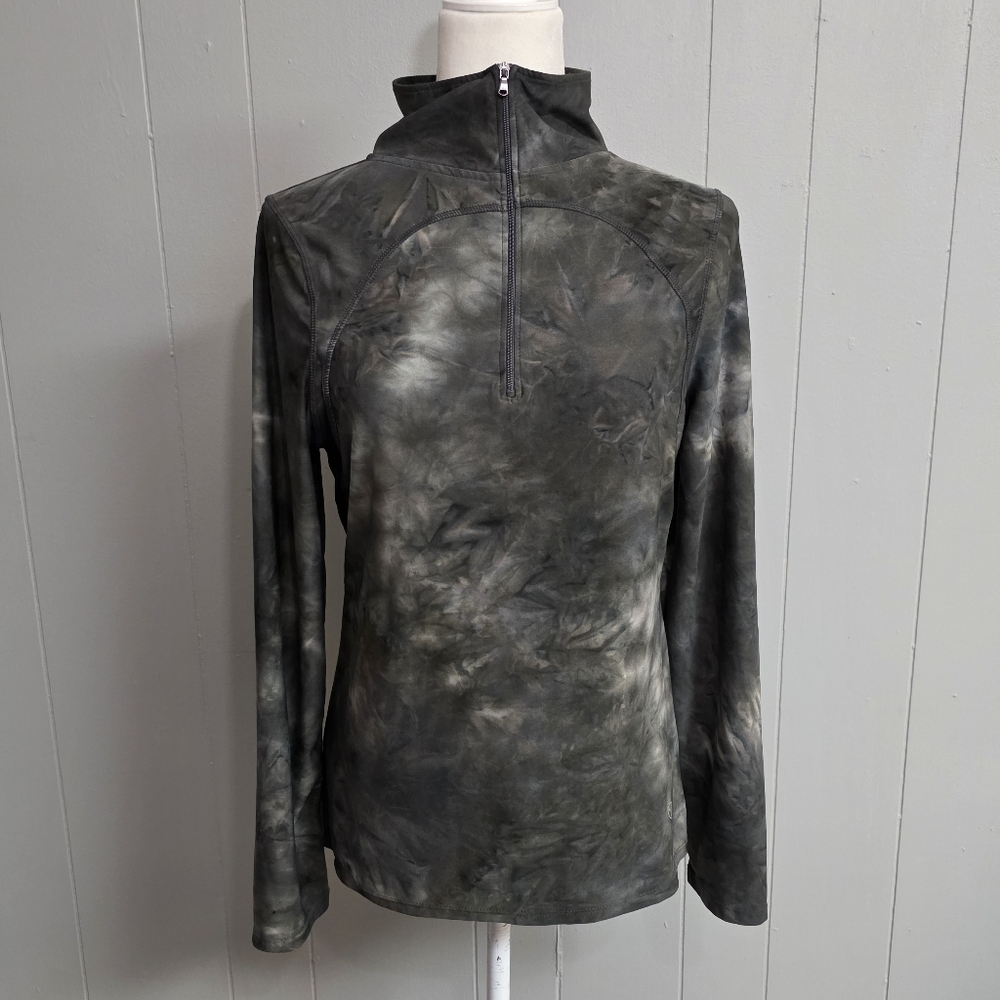 Vogo Athletica Tie Dye Stretch Fitness Run Pull Over Top Size L